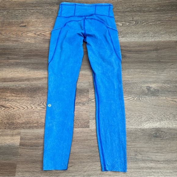 Lululemon Fast and Free High Rise Tight
25" *Ice Dye Ice Wash Cerulean Blue 4 - Picture 7 of 15